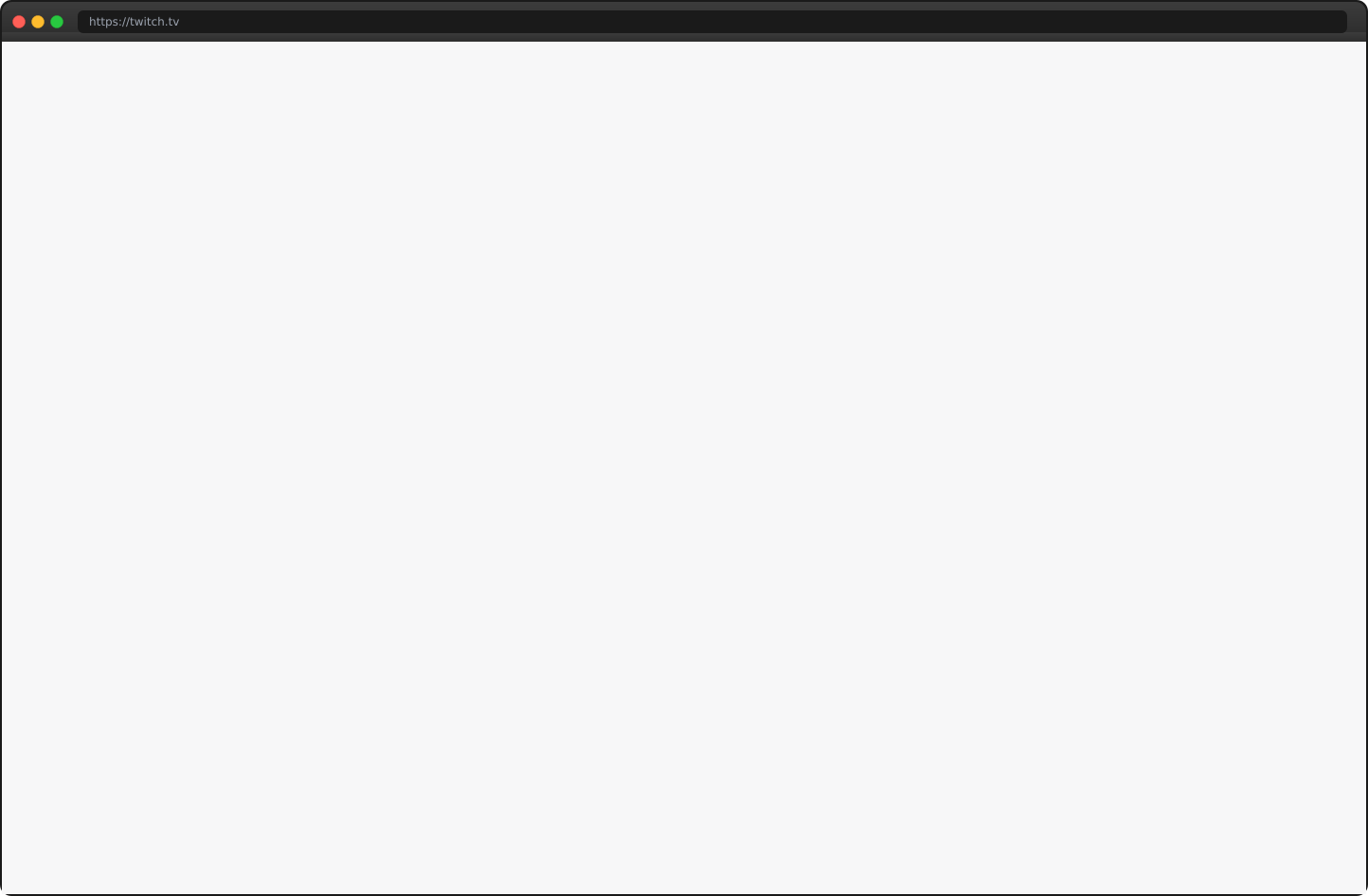 Screenshot of twitch.tv